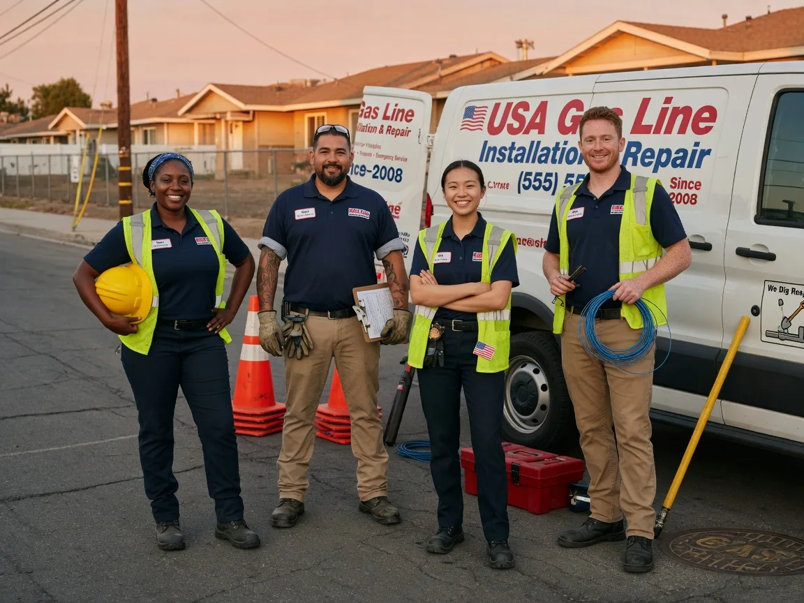 Gas Line Installation company in Deville, LA